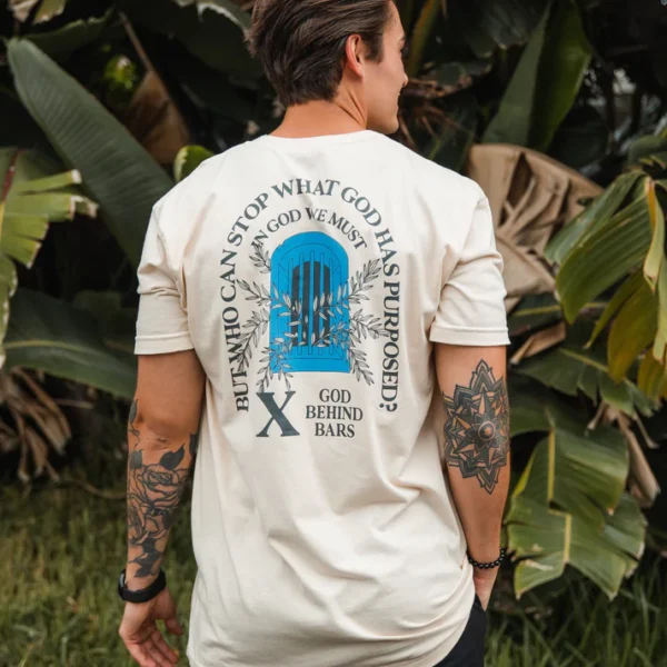 God Behind Bars "God's Purpose" Sand Tee