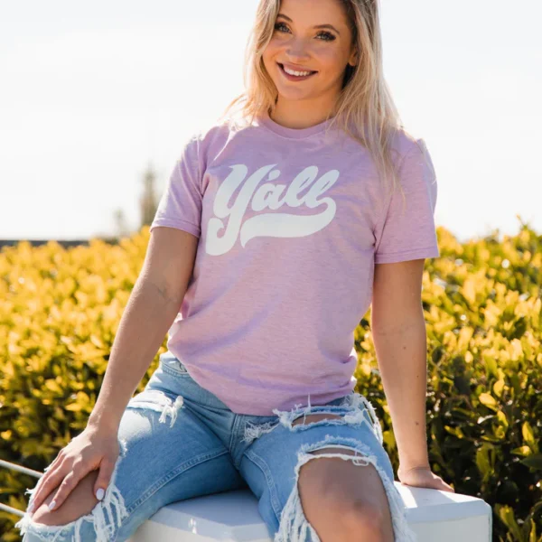 Y'all Tee - Blush