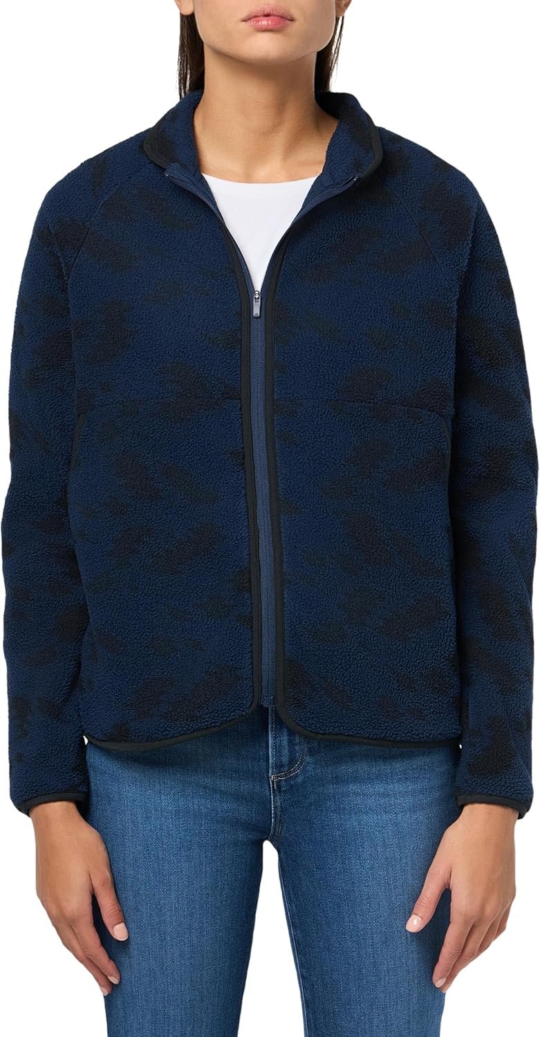 Women Printed Fleece Jacket