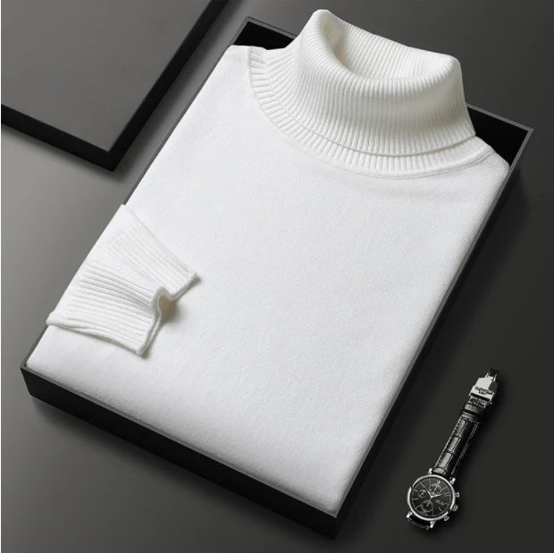 🎄Hot Sales - 49% OFF🎁Men's Solid Color Premium Cashmere Sweater - Image 12