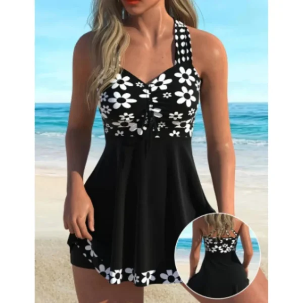 🌸 50% OFF NOW! ☀️ Women's Floral Print Tankini Swimsuits with Boyshorts – Quick-Dry Fabric, Comfort Fit & Modest Coverage 🏖️