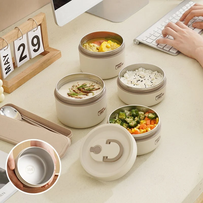 🎁Hot SALE 50% OFF🔥Microwaveable Stainless Steel Insulated Lunch Box Set - Image 39