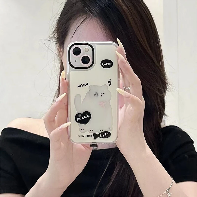 🎄Christmas Sales 60% OFF🐾Luminous Cartoon Cat & Dog iPhone Case - Image 7