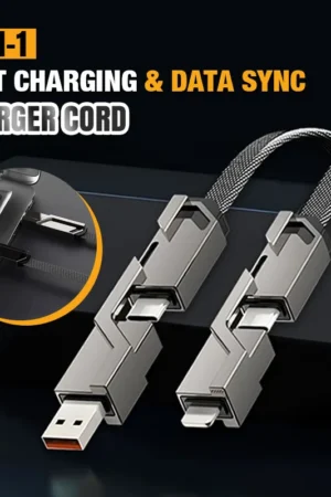 💥HOT SALE 50% OFF💥4-in-1 Fast Charging & Data Sync Charger Cord
