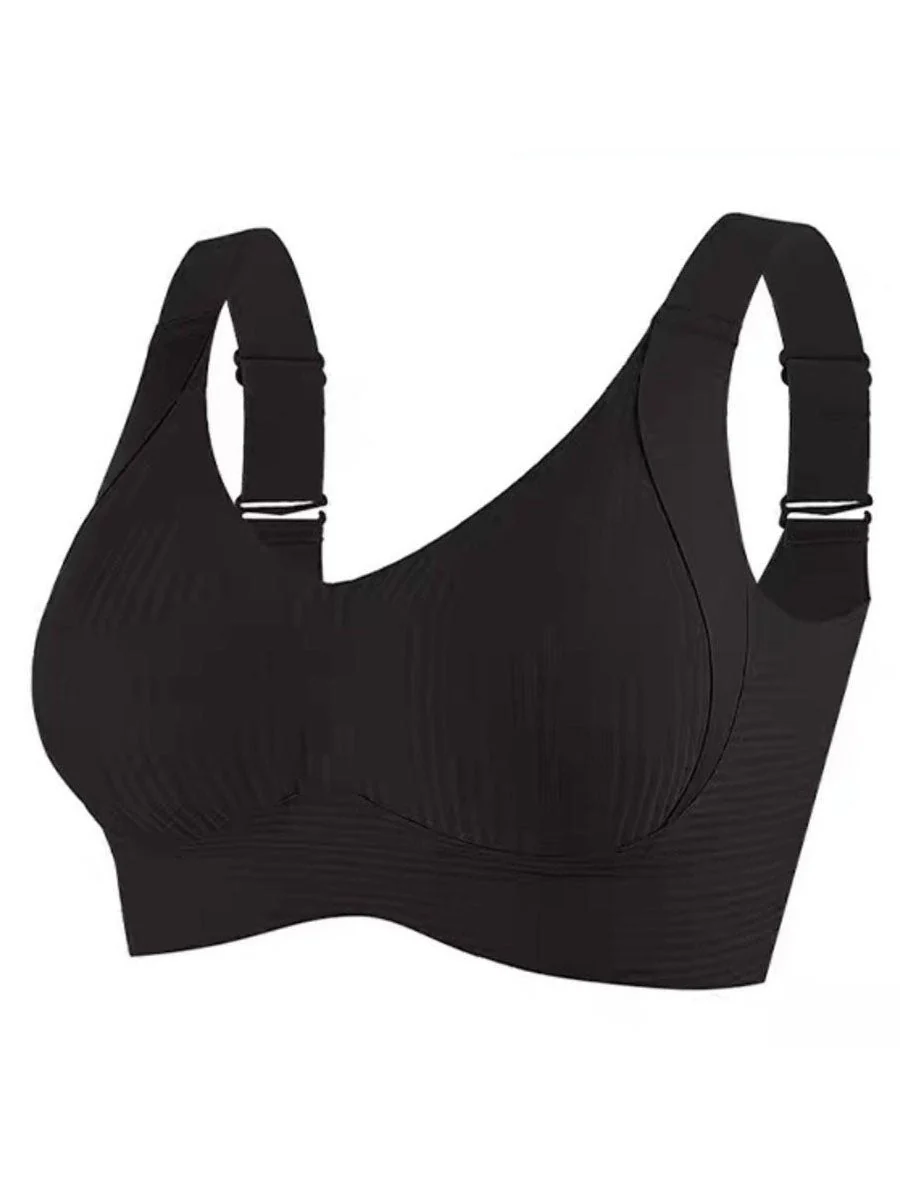 🎁Buy 1 Get 3 Packs💕Women's Ribbed Push Up Adjustable Wireless Bra - Image 19