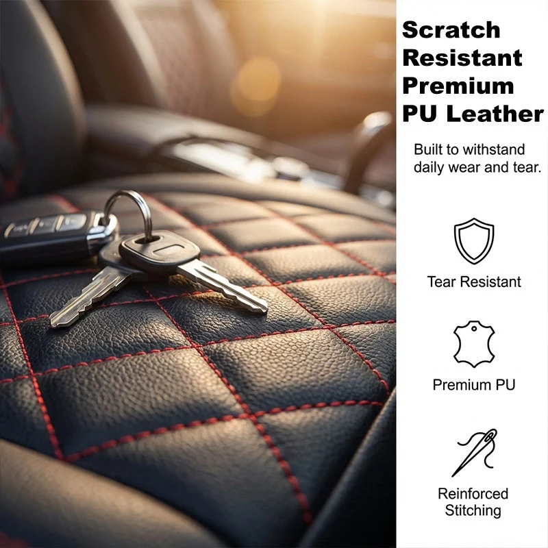 Universal PU Leather Car Seat Cushion - Image 2