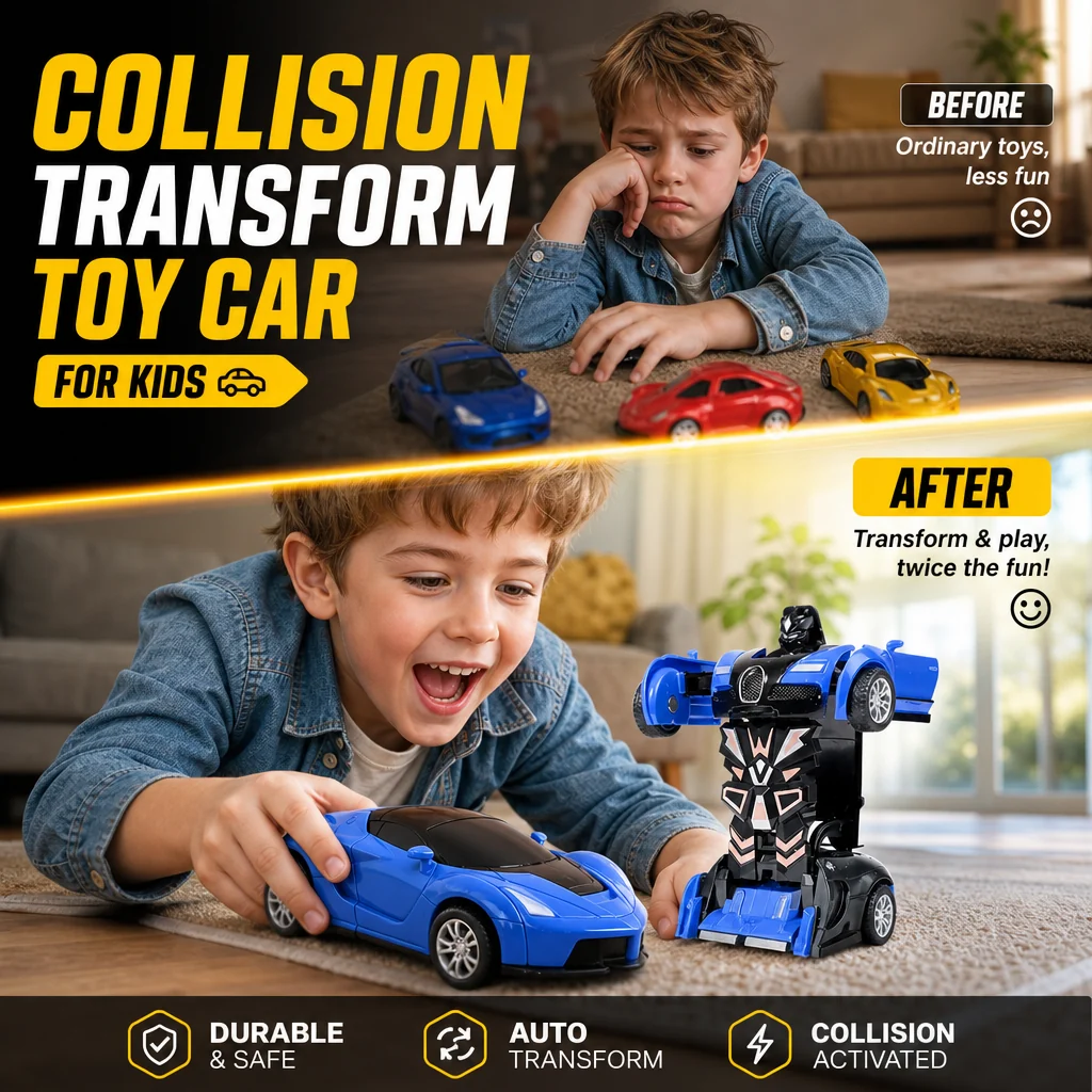 🎁Hot Sale 49% Off🚗Collision Transform Toy Car for Kids - Image 28