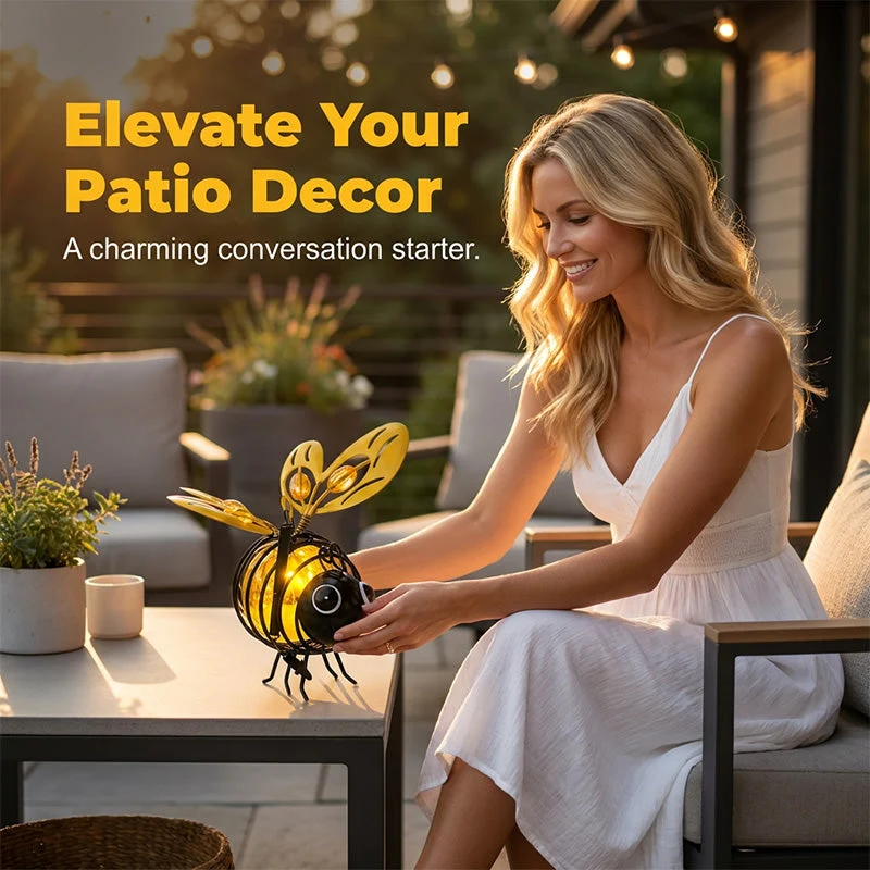 π 50% OFF NOW! βοΈ Outdoor Hanging Solar Bee Light β Charming garden decor, auto-on at dusk β Perfect gift for plant lovers, moms or anyone who smiles β€οΈπΏβ¨