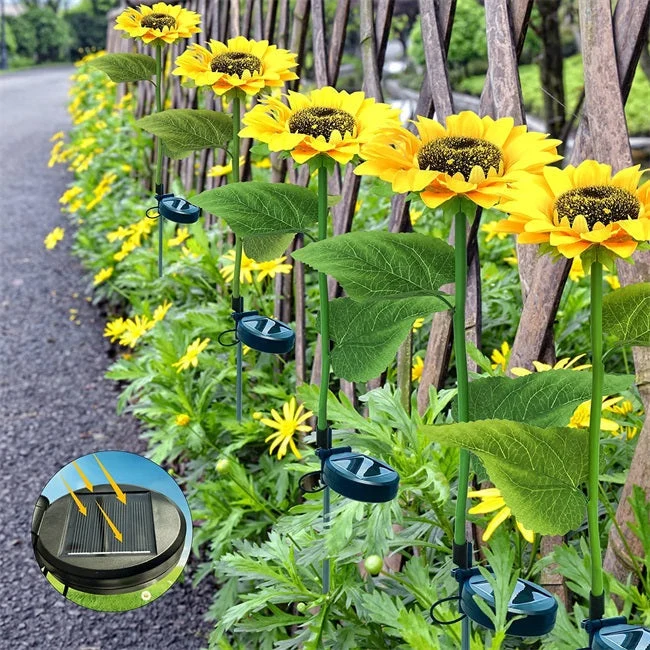 🌻46% OFF FLASH SALE ! Sunflower Solar Lights – Glowing Decor for Garden ✨🌿【Hurry Up】 - Image 4