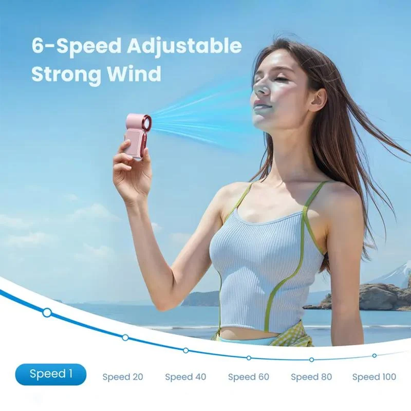 🌬️ LIMITED-TIME 50% OFF! ✨ Turbo Handheld Fan – LED Display, 6 Speeds, 3000mAh 🔋 - Image 23