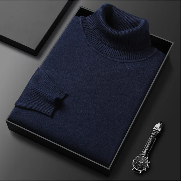 🎄Hot Sales - 49% OFF🎁Men's Solid Color Premium Cashmere Sweater - Image 7