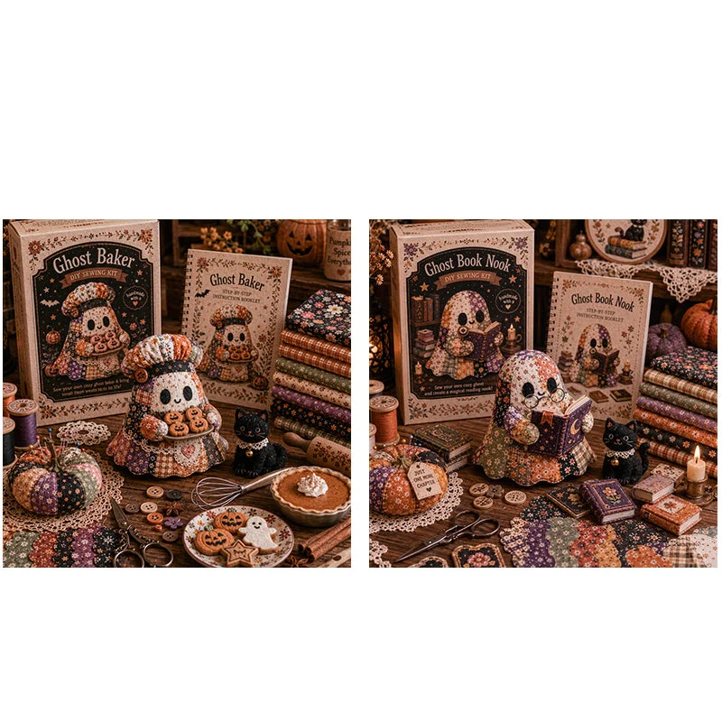 šLittle Ghost's Cozy Halloween DIY Patchwork Kit - Image 19