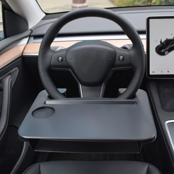 2-in-1 Car Steering Wheel Tray & Seat Gap Filler