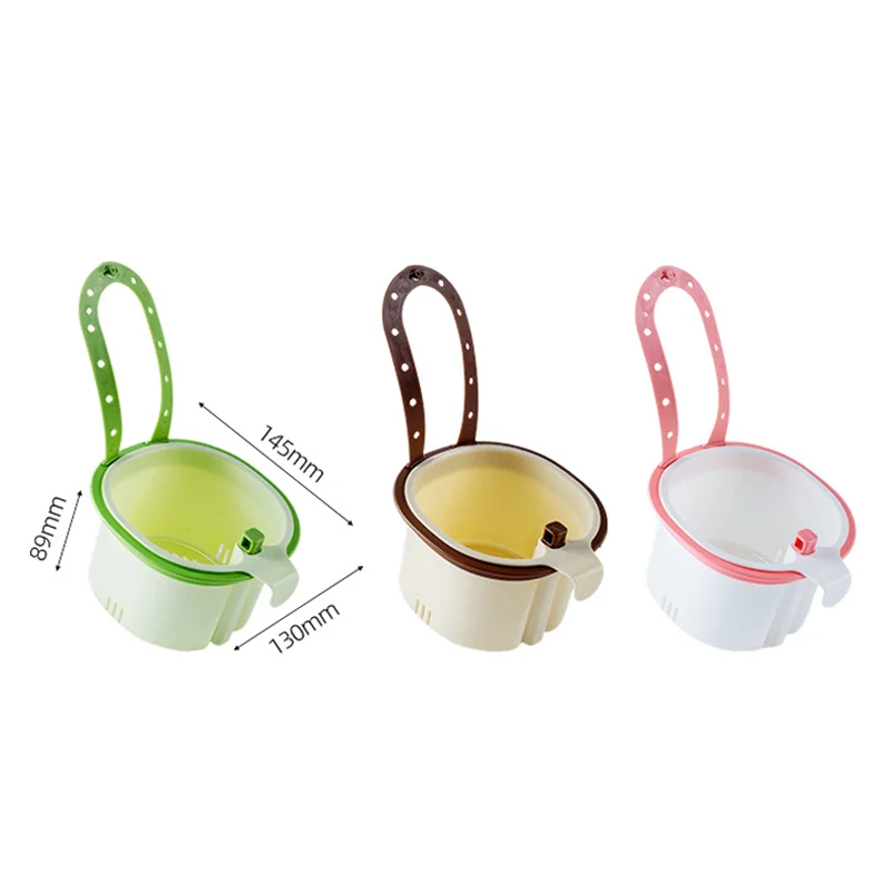 Plastic Kitchen Suction Cup Sink Drain Basket - Image 9