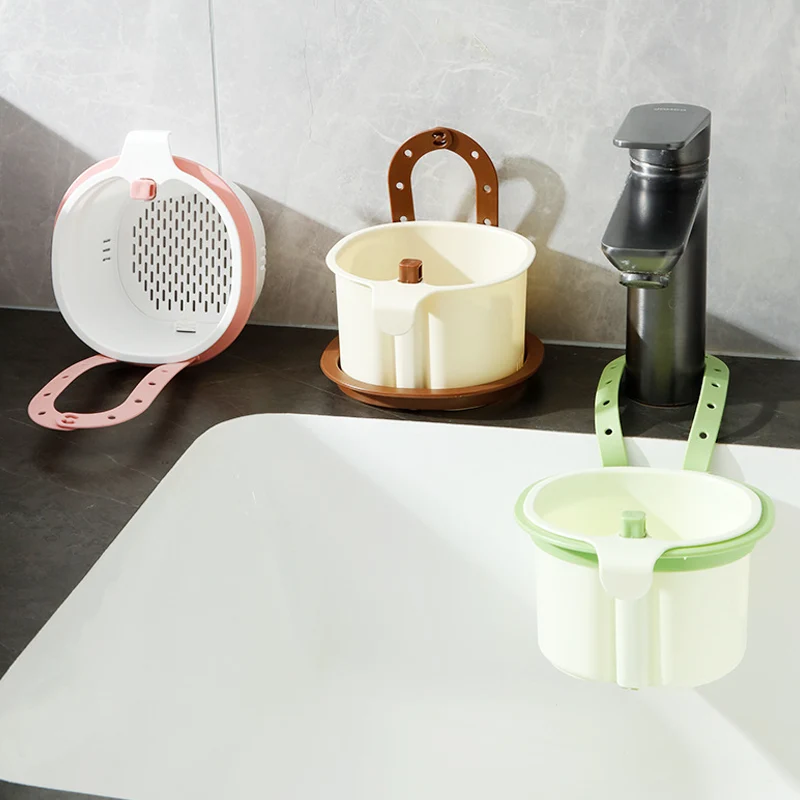Plastic Kitchen Suction Cup Sink Drain Basket - Image 4
