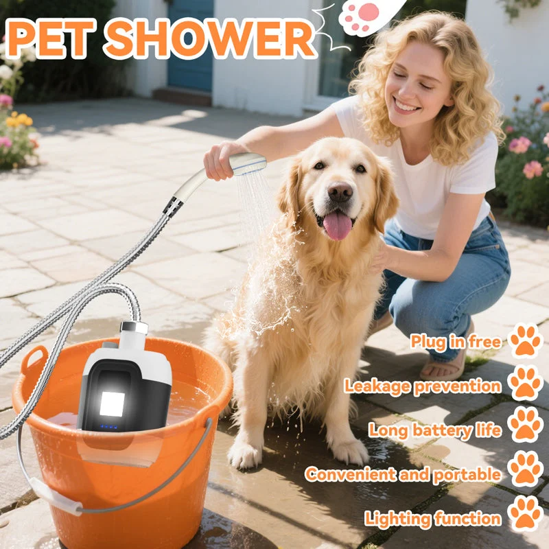 Portable Outdoor Shower with USB Rechargeable Battery - Image 2