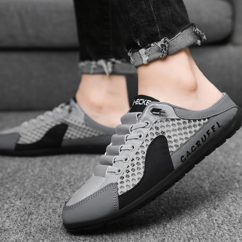 Men’s Breathable Mesh Slip-On Half Slippers-50%OFF - Image 4