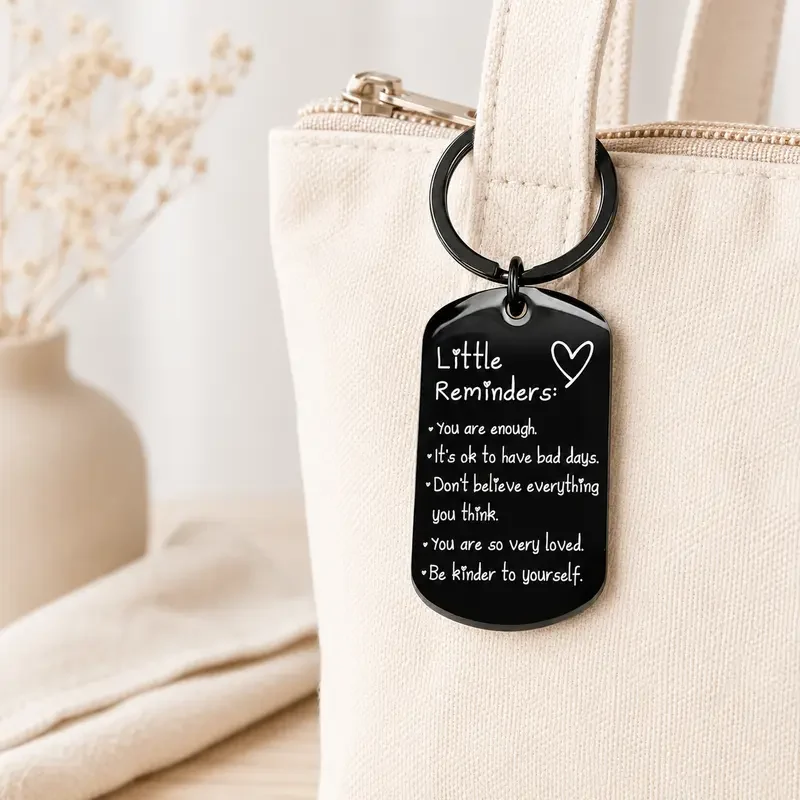 🎁Hot Sale 49% OFF🔥Engraved Inspirational Stainless Steel Keychain - Image 2