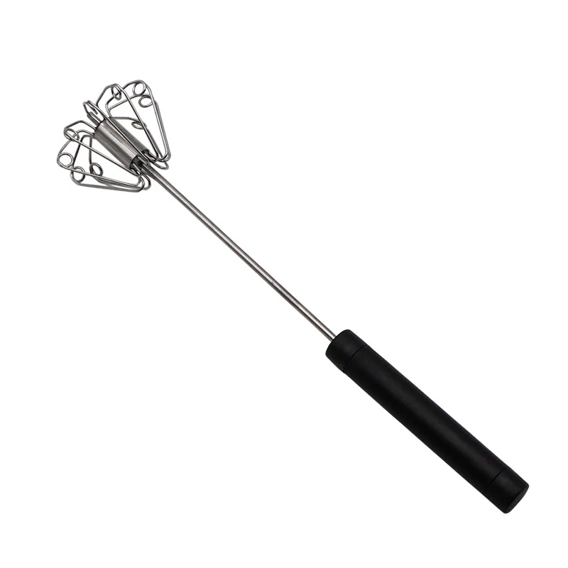 🔥LAST DAY SALE - 50% OFF🔥Stainless Steel Semi-Automatic Hand Egg Beater - Image 7
