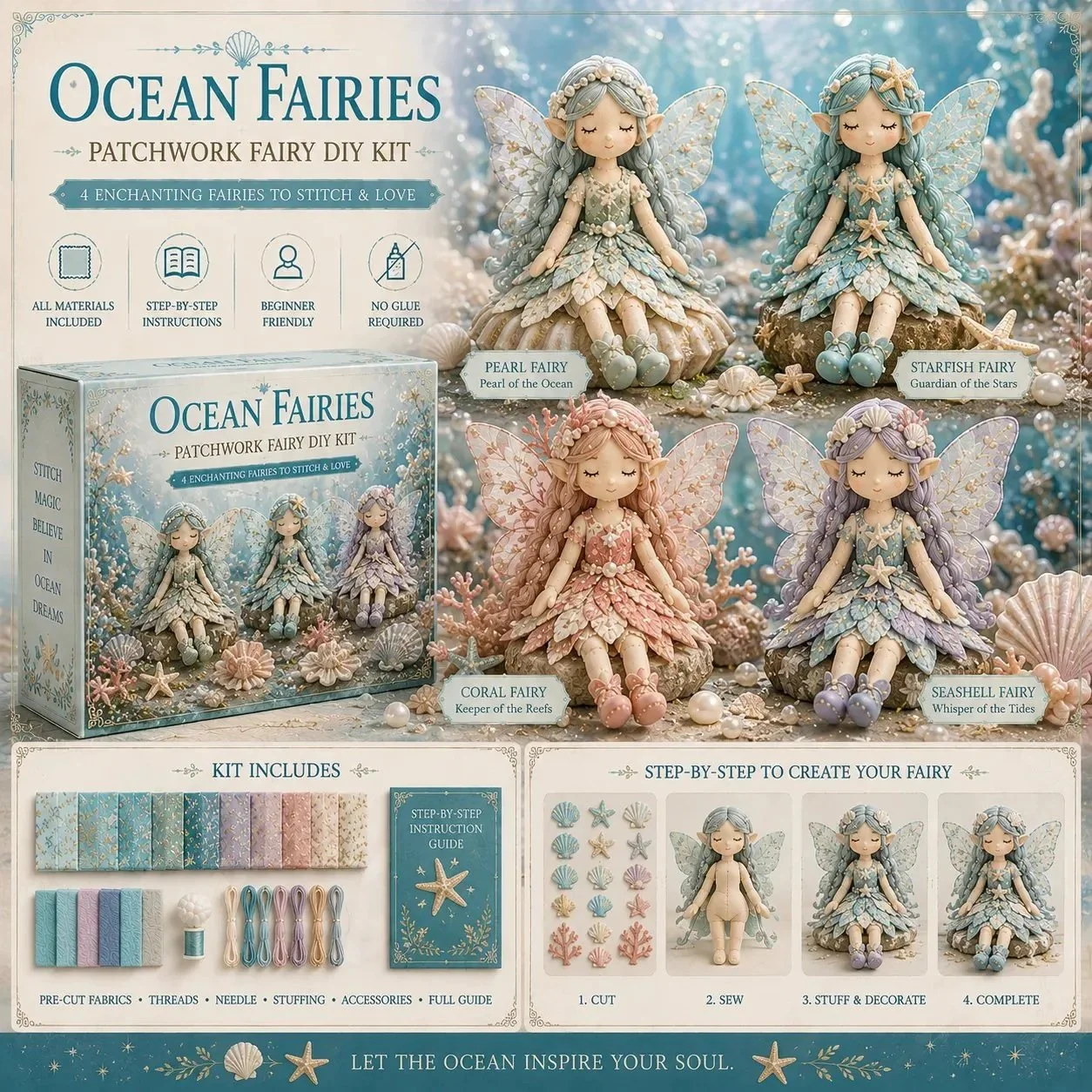🔥LAST DAY 49% OFF🧵Fairy Patchwork DIY Collection - Image 5