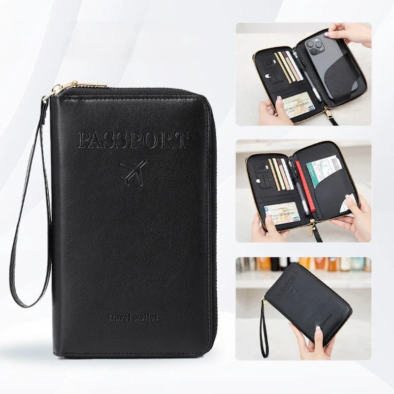 🧳2026 Tourism Must✈️Multifunctional RFID Passport Wallet - Image 12