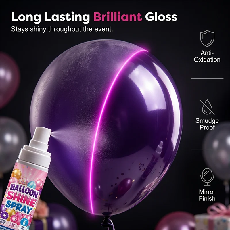 Balloon Shine Spray Long Lasting Brightener - Image 6
