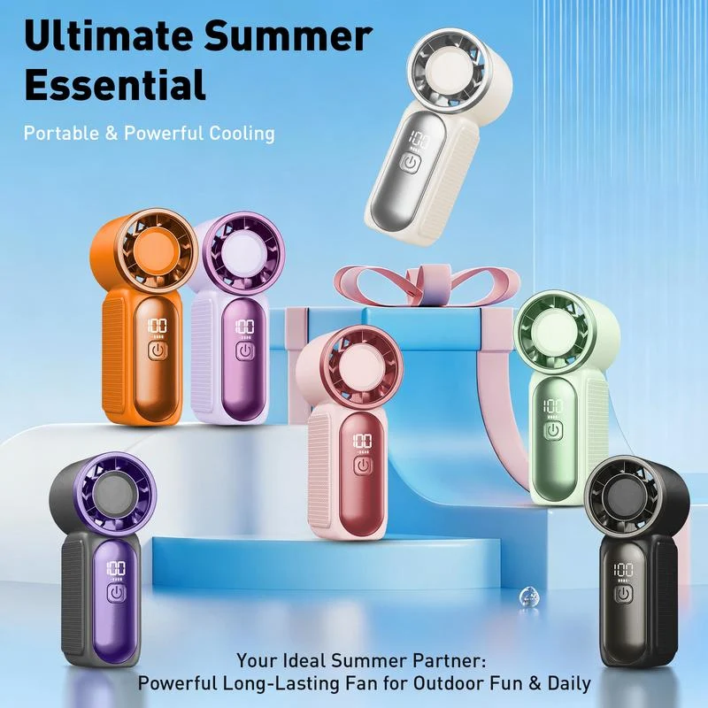 🌬️ LIMITED-TIME 50% OFF! ✨ Turbo Handheld Fan – LED Display, 6 Speeds, 3000mAh 🔋 - Image 27
