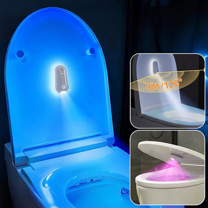 Motion-Sensing Rechargeable Toilet Night Light - Image 6