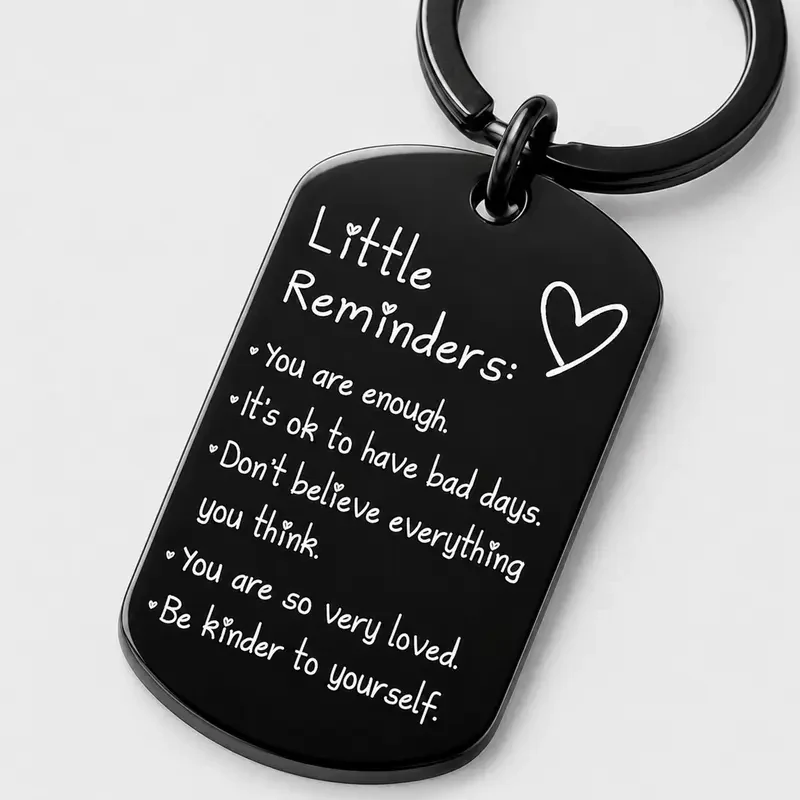 🎁Hot Sale 49% OFF🔥Engraved Inspirational Stainless Steel Keychain - Image 7