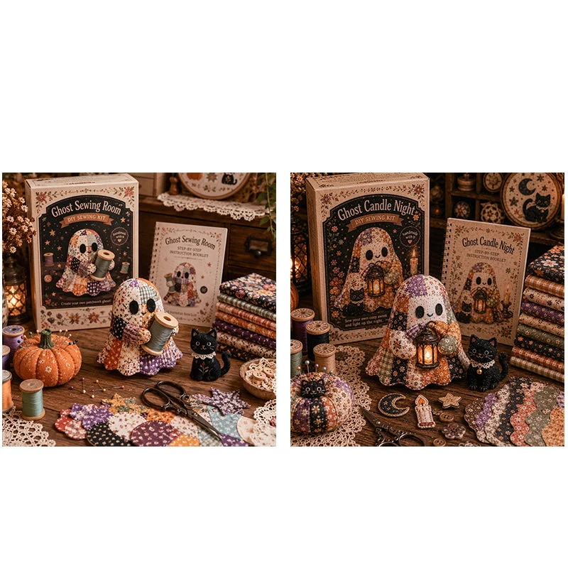 šLittle Ghost's Cozy Halloween DIY Patchwork Kit - Image 22
