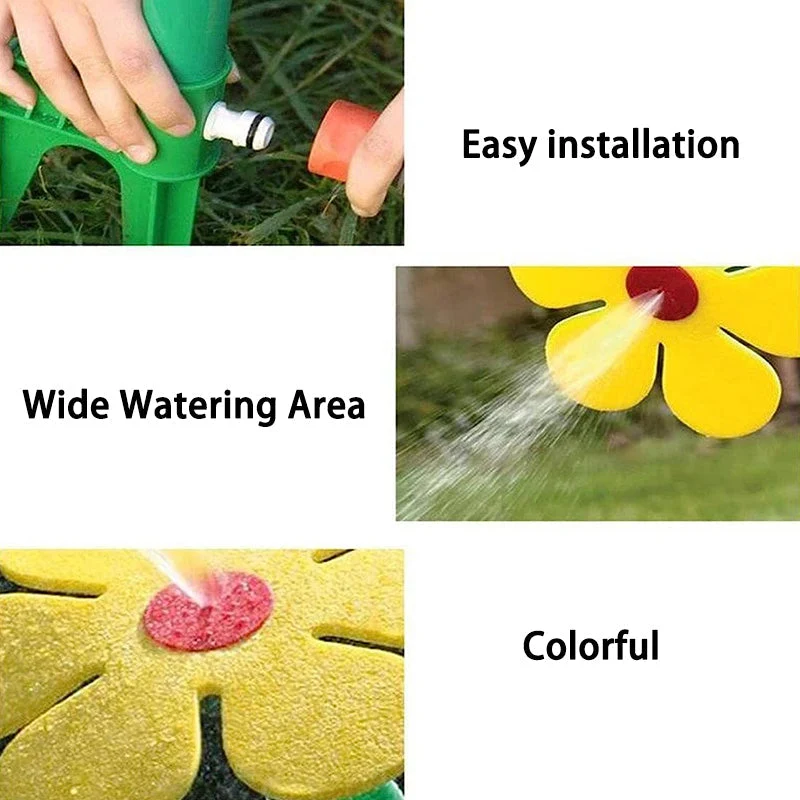 🔥Hot Sale 49% OFF🌻Funny Dancing Flower Yard Lawn Sprinkler✨ - Image 3