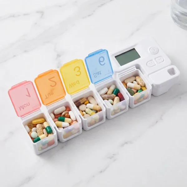 Smart Electronic Pill Box with Timed Reminder