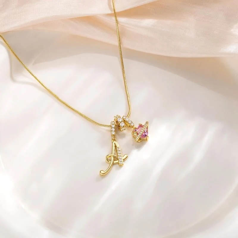 ๐2026 Mother's Day Gifts 50% Off--๐3-Layering Initial A-Z Letter Pendant Necklaces - Image 5