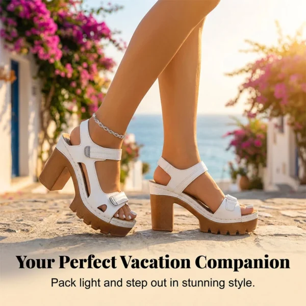 Women's Summer Platform One-Strap Sandals