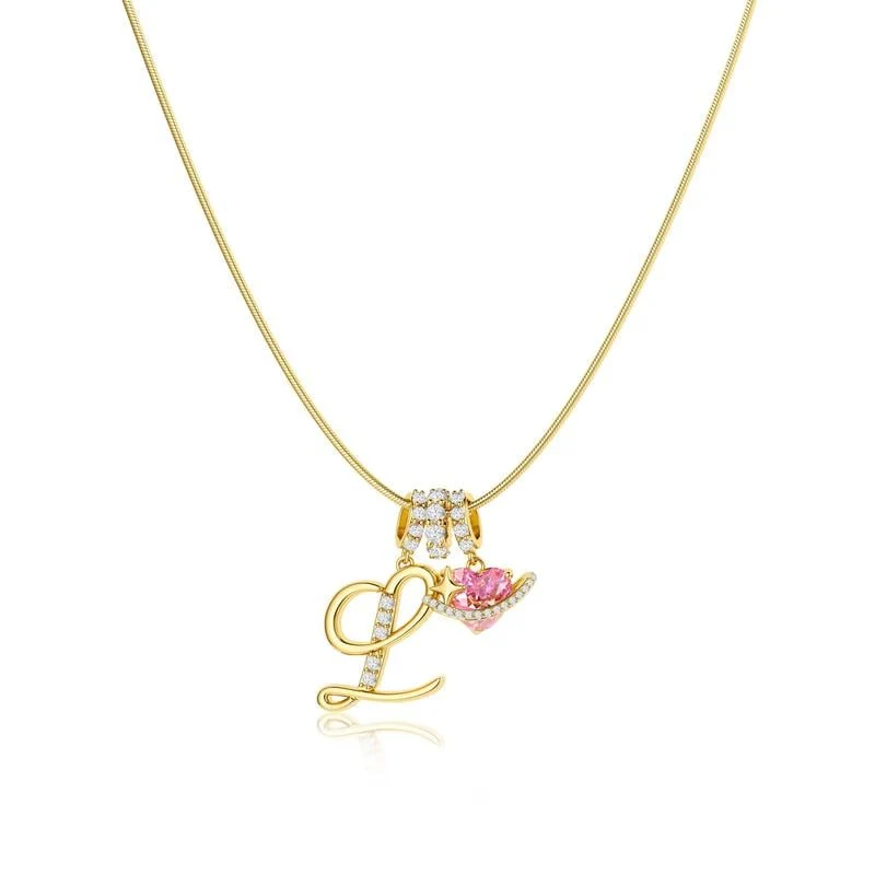 ๐2026 Mother's Day Gifts 50% Off--๐3-Layering Initial A-Z Letter Pendant Necklaces - Image 33