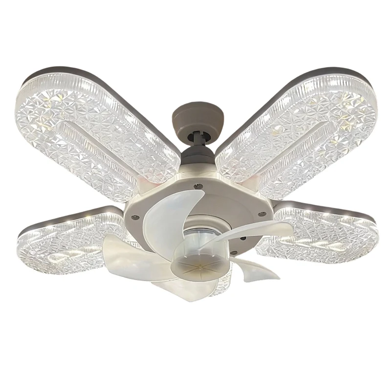 Crystal-Effect LED 5-Blade LED Fan Light - Image 7