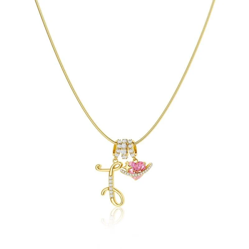 ๐2026 Mother's Day Gifts 50% Off--๐3-Layering Initial A-Z Letter Pendant Necklaces - Image 30