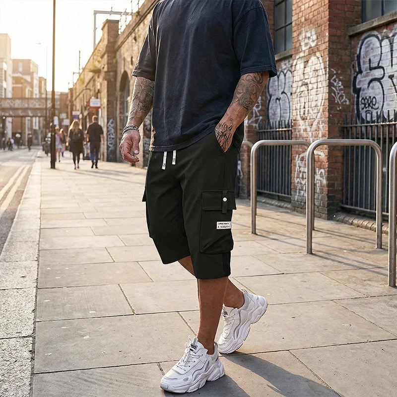 ⏳LAST DAY SALE 60% OFF !!📢Men's Casual Drawstring Capri Cargo Pants - Image 5