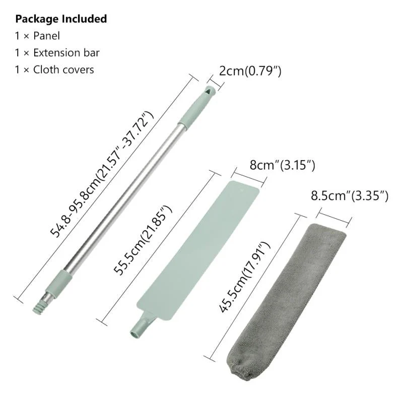 Multifunction Retractable Microfiber Dust Brush Gap Mop - Image 17