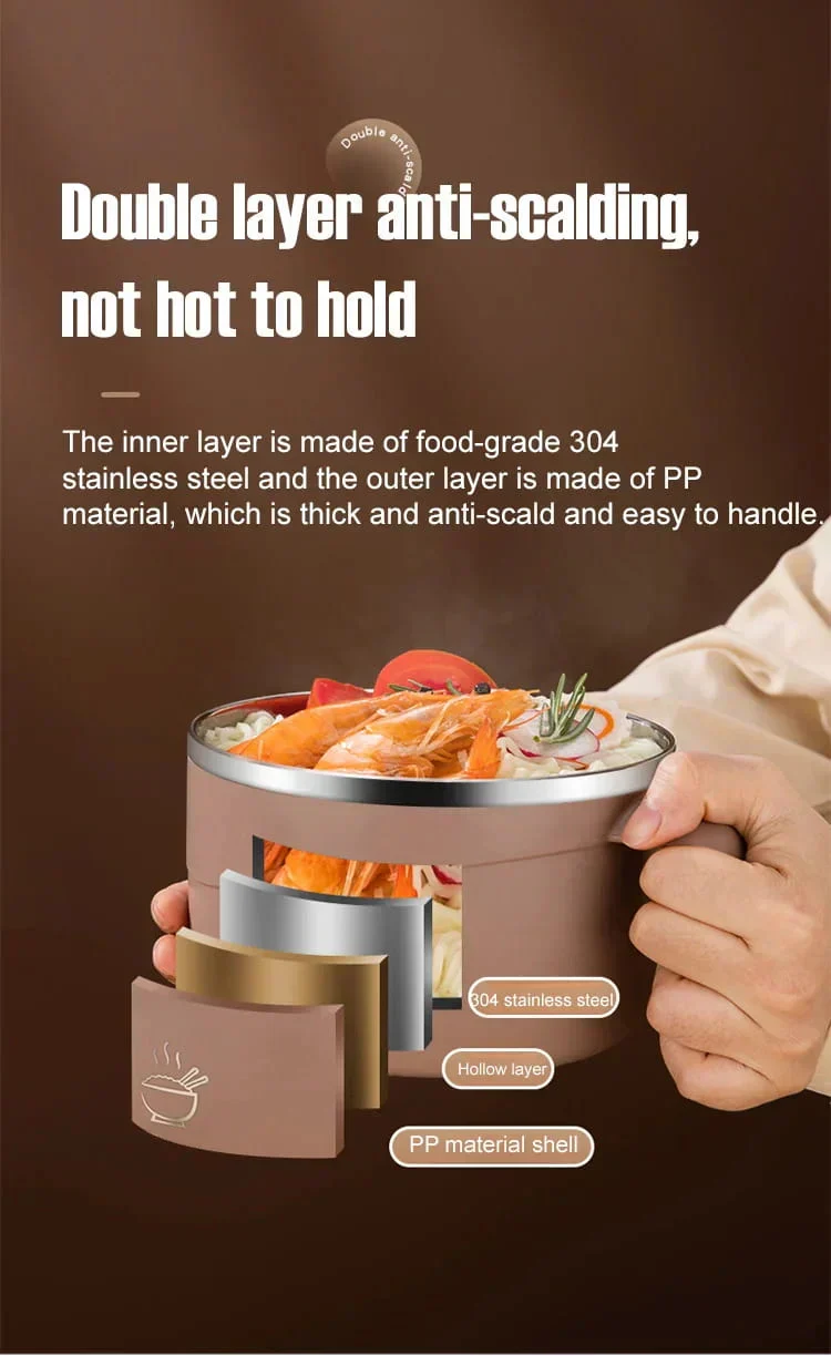 🍲50% OFF!🍜304 Stainless Steel Insulated Ramen Bowl🔥 - Image 2