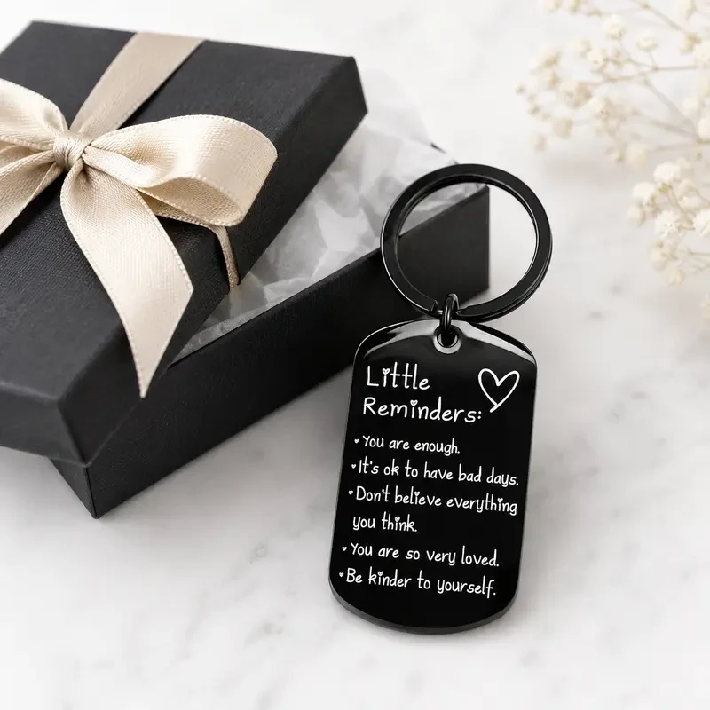 🎁Hot Sale 49% OFF🔥Engraved Inspirational Stainless Steel Keychain - Image 6