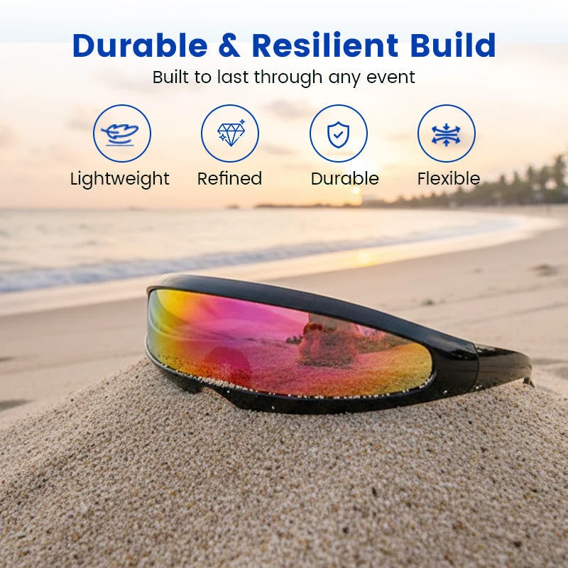 ⏳LAST DAY SALE 50% OFF🔥Lightweight Futuristic Shield Sunglasses - Image 4