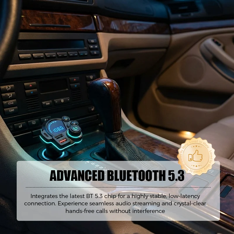 📻 50% OFF NOW! 🚗 Universal Dual-Port Car FM Bluetooth Transmitter – Wireless Music, Hands-Free Calling & Dual USB Charger 🔌 - Image 4