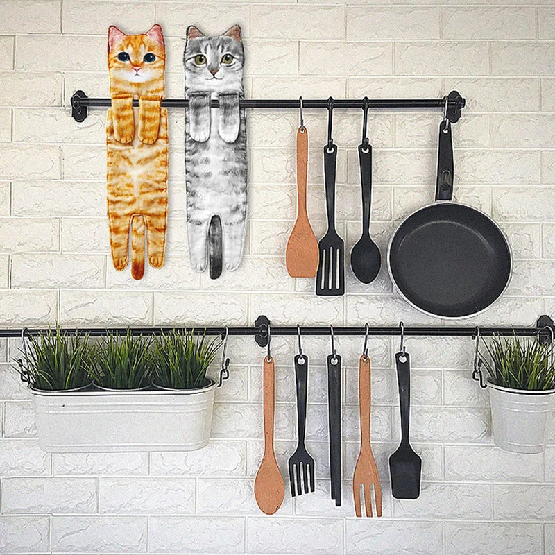 🎁Christmas Sale 49% Off🎉Cute Cat Hand Towel😺 - Image 4
