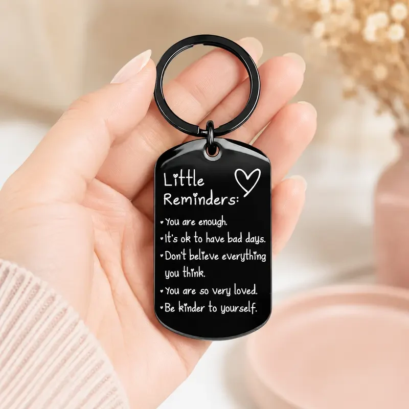 🎁Hot Sale 49% OFF🔥Engraved Inspirational Stainless Steel Keychain - Image 3