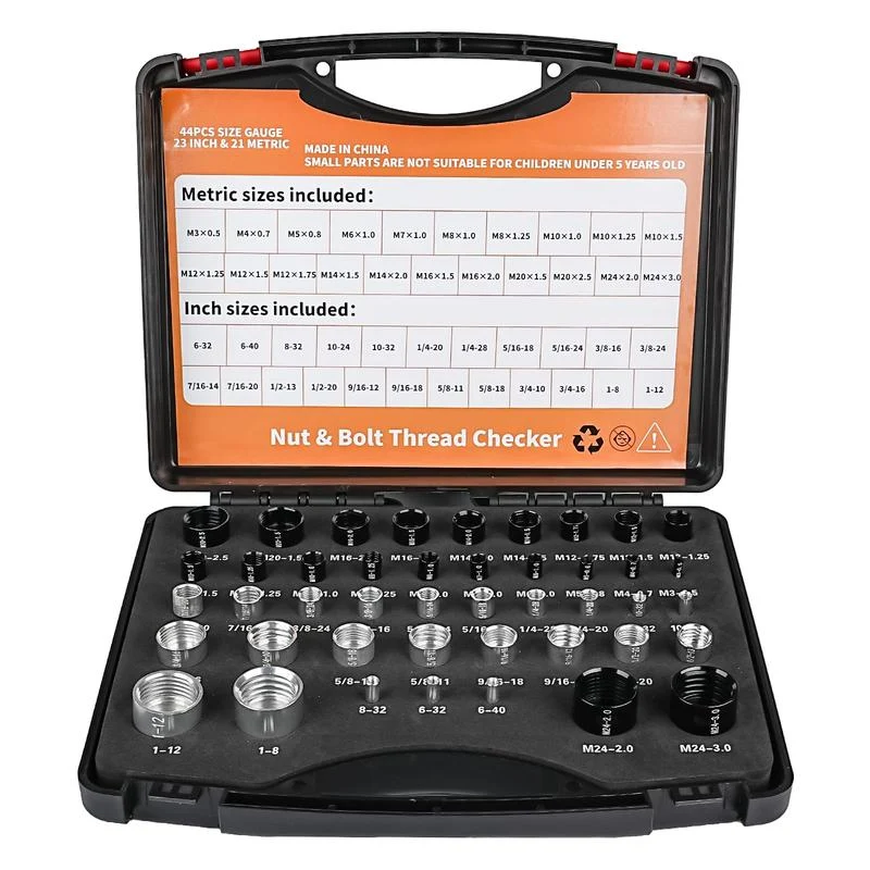 📢📢60% OFF !! ⏰Nut & Bolt Thread Checker Kit for Inspection of Fixed Bolts or Threaded Holes - Image 16