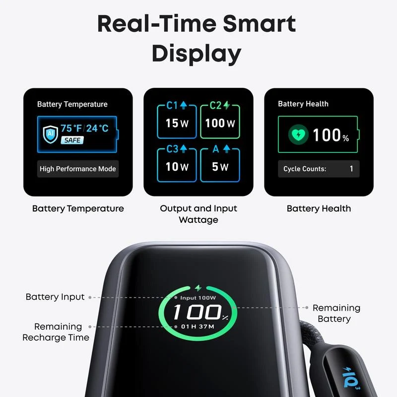 Portable Charger with Built-in Cable - Image 5