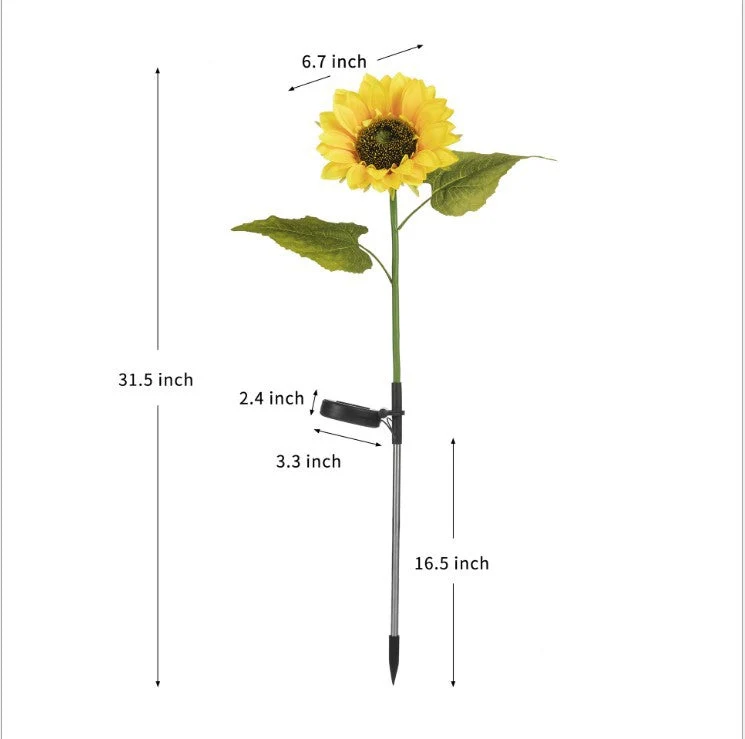 🌻46% OFF FLASH SALE ! Sunflower Solar Lights – Glowing Decor for Garden ✨🌿【Hurry Up】 - Image 9