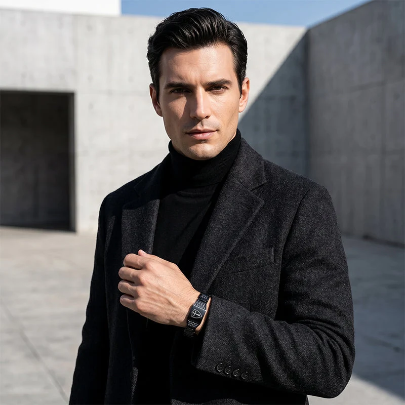 Men's Titanium Steel Magnetic Therapy Bracelet - Image 4