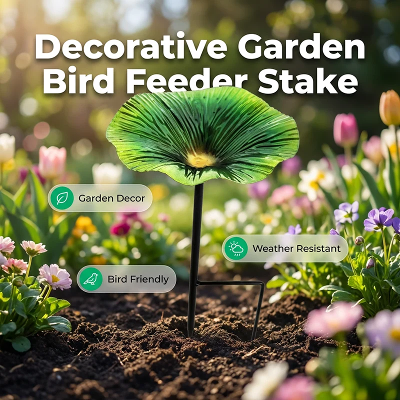 💝 50% OFF🐦Vibrant Garden Flower Stake Bird Feeder For Nature🍃 - Image 2